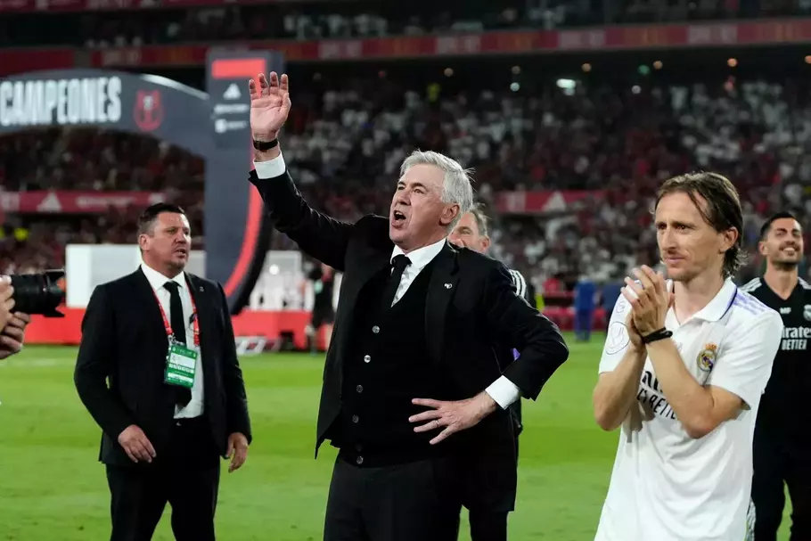 Pelatih Real Madrid, Carlo Ancelotti. - (AP)