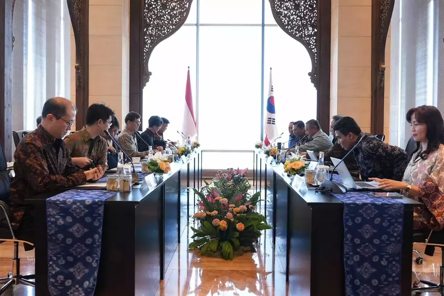 Bank Indonesia dan Bank of Korea menggelar high level meeting (HLM) di The Apurva Kempinski Bali, Nusa Dua, Kabupaten Badung, Bali, Minggu 10 Desember 2023. - (Bank Indonesia/Istimewa)