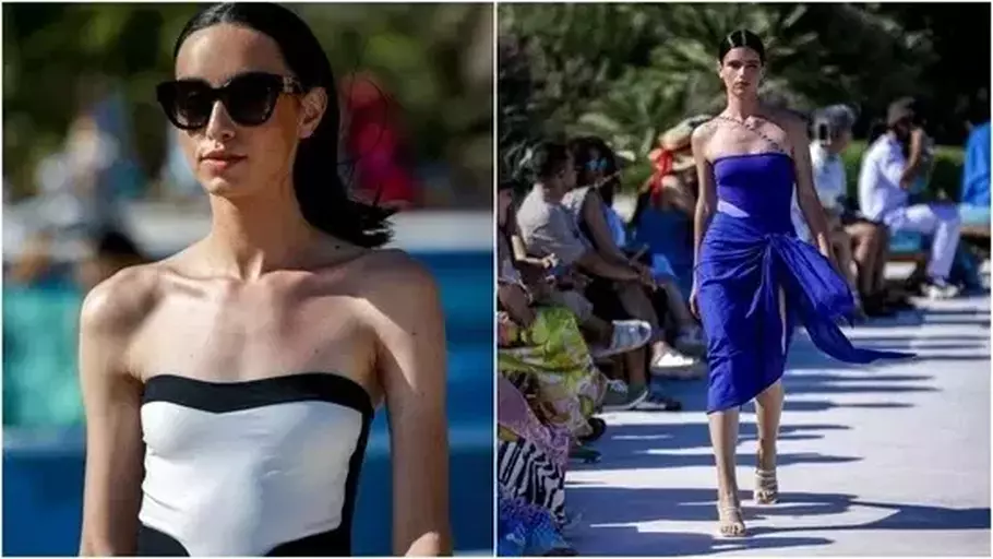 Red Sea Fashion Show 2024 di Riyadh, Arab Saudi juga menampilkan peragaan baju renang yang jadi pertama dalam sejarah Arab Saudi. - (Google/-)
