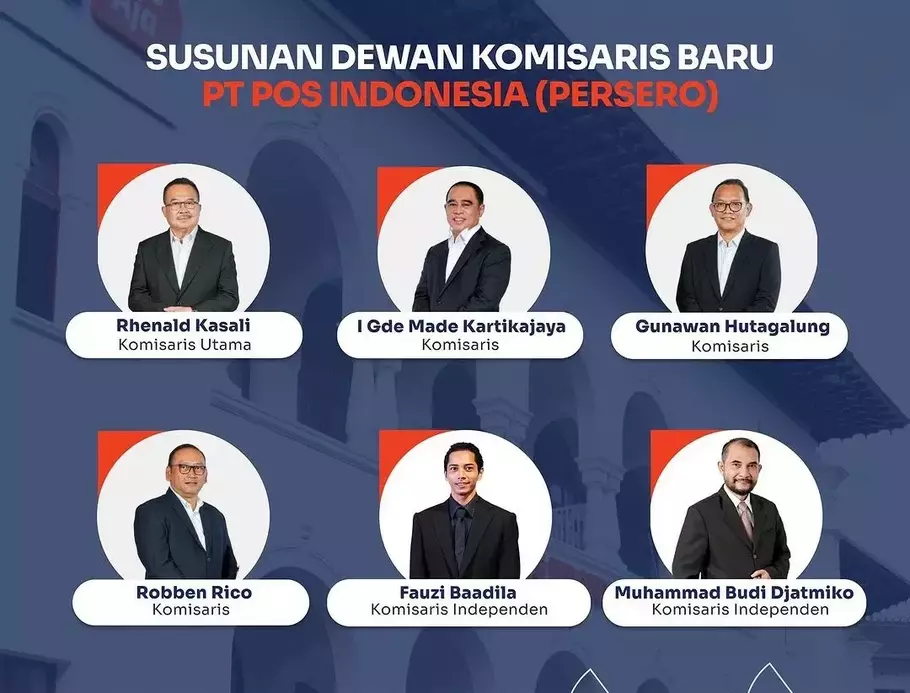 Susunan dewan komisaris baru PT Pos Indonesia (Persero) - (Istimewa/-)