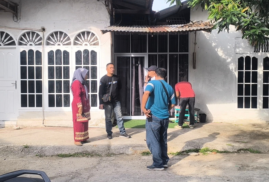 Suasana rumah yang dijadikan daycare tak berizin di Pekanbaru - (Beritasatu.com/Effendi Rusli)