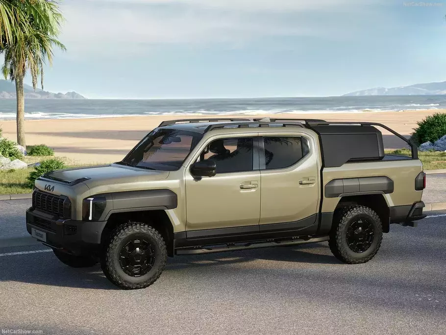 Kia Tasman meluncur resmi di ajang Jeddah International Motor Show 2024. - (Kia/DOK)