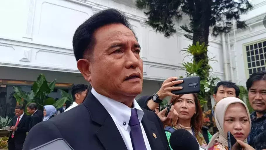Menteri Koordinator Bidang Hukum, HAM, Imigrasi dan Pemasyarakatan Yusril Ihza Mahendra. - (Beritasatu.com/Mita Amalia)