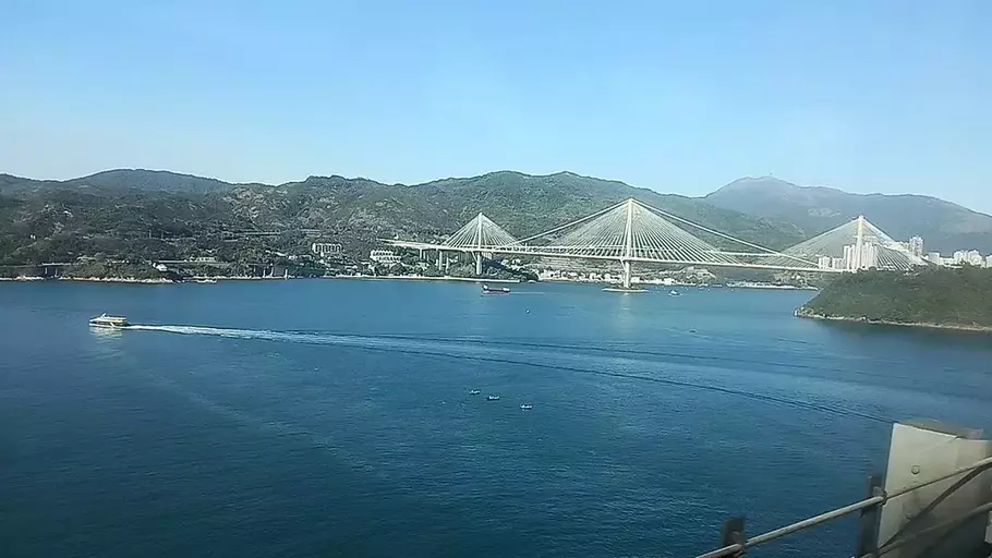 Jembatan Tsing Ma, Hong Kong. - (Beritasatu.com/Thomas Rizal)