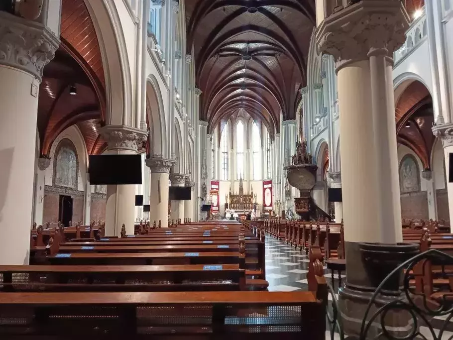 Gereja Katedral Jakarta akan menggelar misa requiem atau misa arwah untuk mengenang Paus Fransiskus pada Jumat 25 April 2025. - (Beritasatu.com/Agnes Valentina Christa)