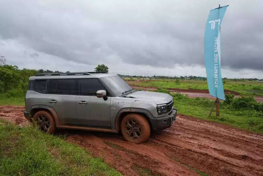 Jetour T2 merupakan suv boxy andalan Jetour di Indonesia. - (Beritasatu.com/Wahyu Sahala Tua)
