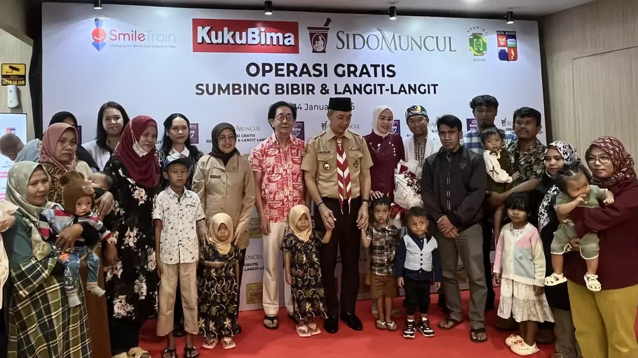 Komitmen sosial Sido Muncul melalui operasi sumbing bibir gratis bagi 50 pasien di RS Hermina Bogor pada Rabu 14 Januari 2026. - (Beritasatu.com/Gesa Vitara)