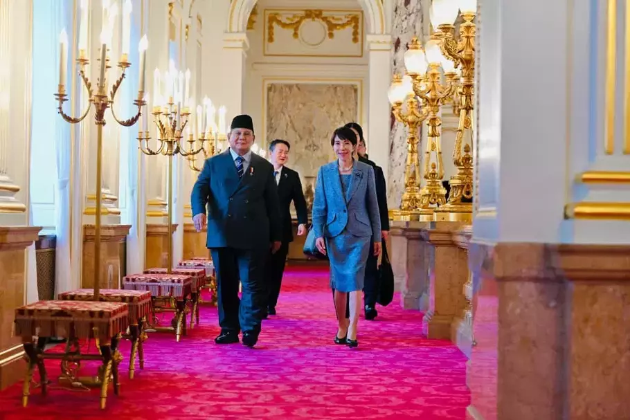 Presiden Republik Indonesia Prabowo Subianto dan Perdana Menteri (PM) Jepang Sanae Takaichi menyepakati penguatan kemitraan strategis di Istana Akasaka, Tokyo, Jepang, pada Selasa, 31 Maret 2026. - (BPMI Setpres/-)