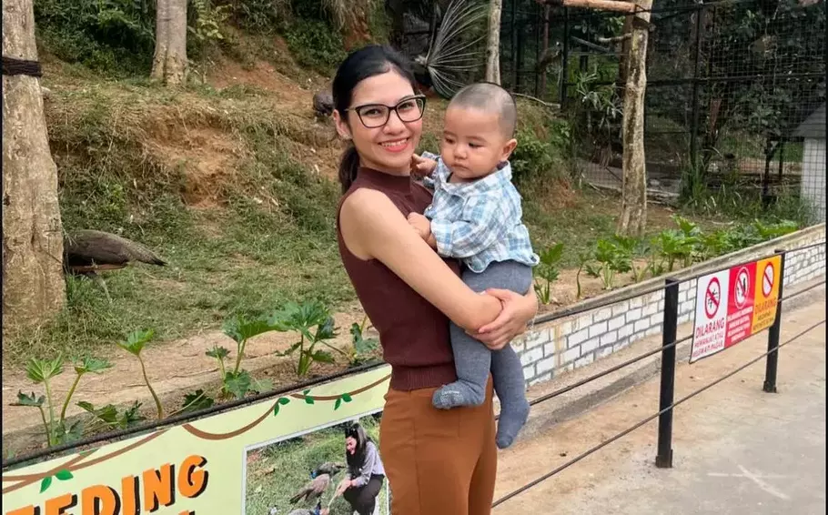 Patricia dan anaknya. - (Istimewa/-)
