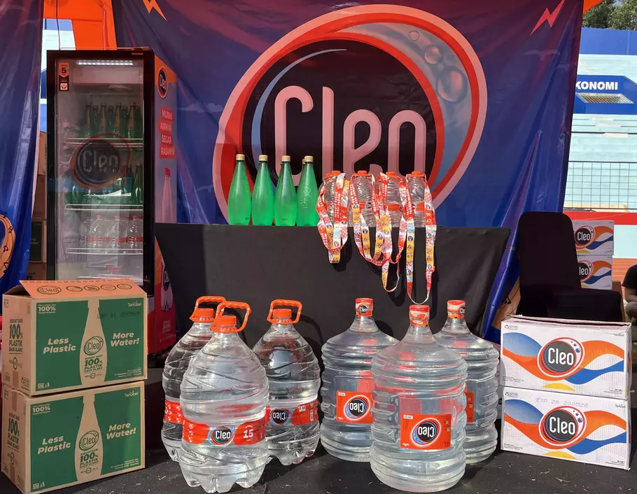 Dalam acara BTV Semesta Berpesta Malang, Cleo juga menghadirkan lini produk unggulannya yang tersedia dalam berbagai ukuran. - (Beritasatu.com/Gesa Vitara)