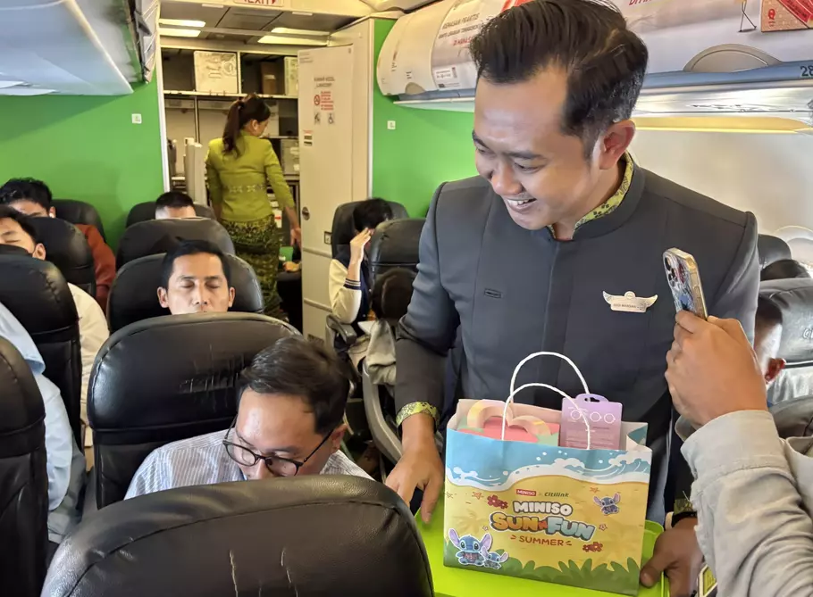Citilink dan Miniso hadirkan pengalaman terbang yang lebih menyenangkan bagi anak-anak. - (Citilink/Istimewa)