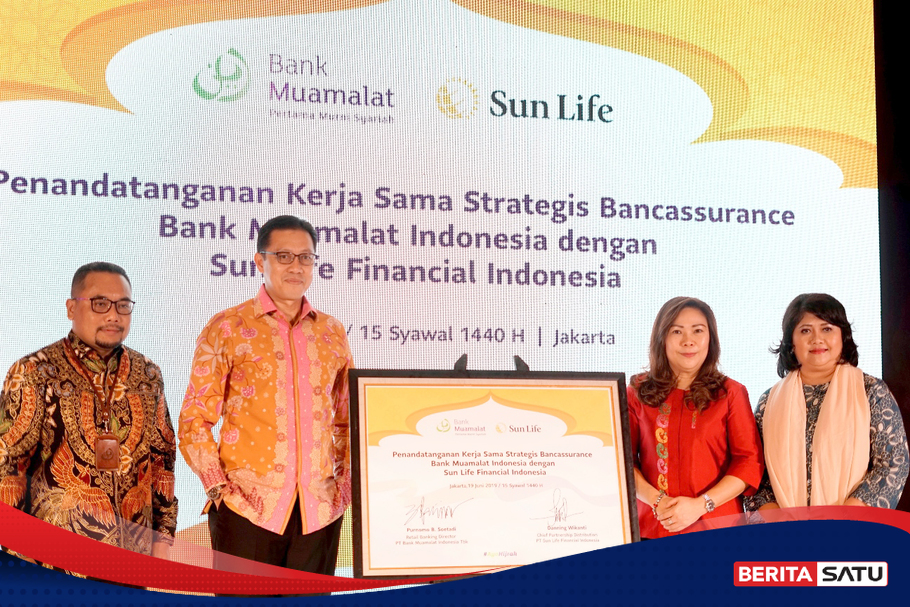 Sun Life Dan Bank Muamalat Kerja Sama Bancassurance Syariah