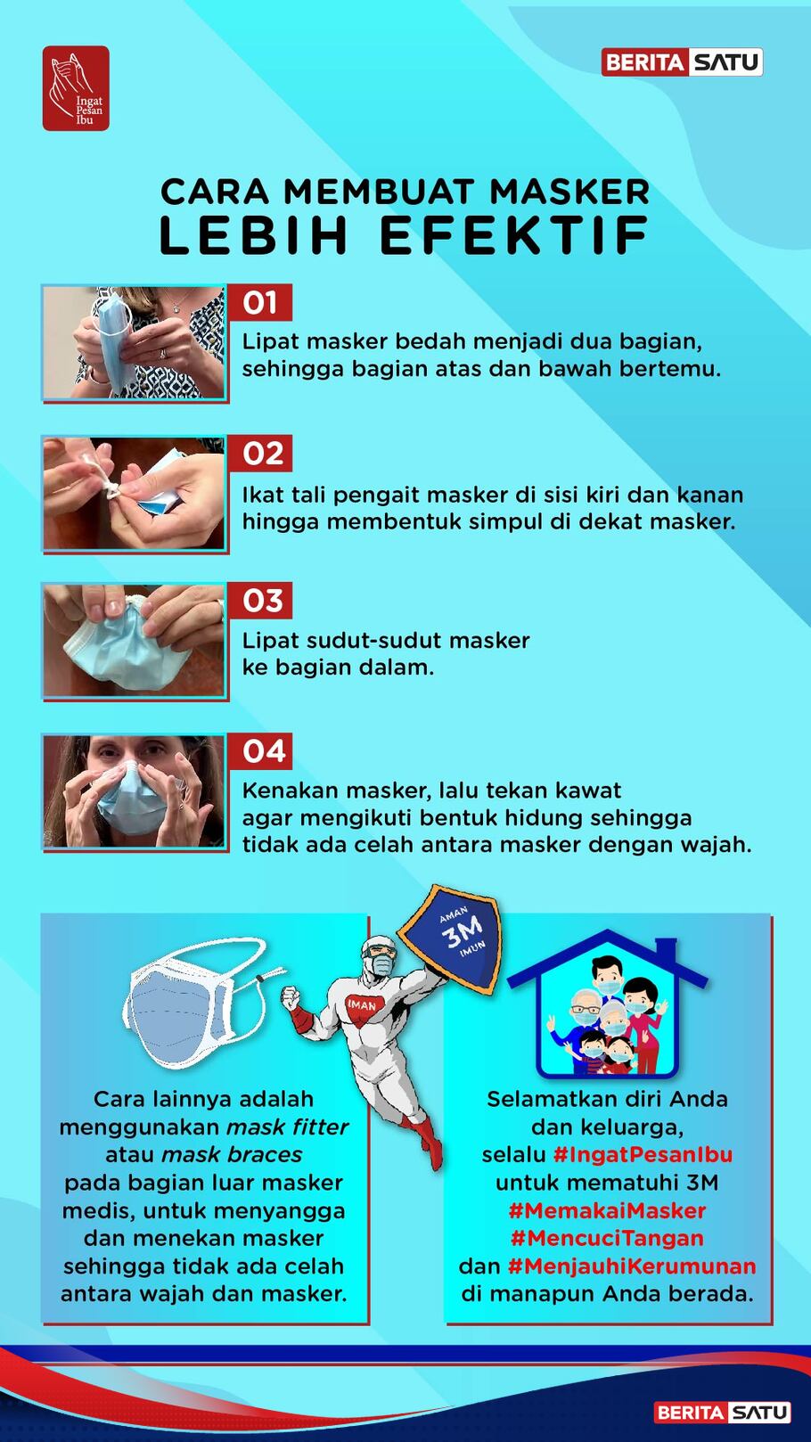 Cara Membuat Masker Lebih Efektif