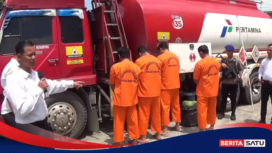 3 Sopir Truk Tangki Pertamina Gelapkan 315 Liter BBM Bersubsidi Jenis ...