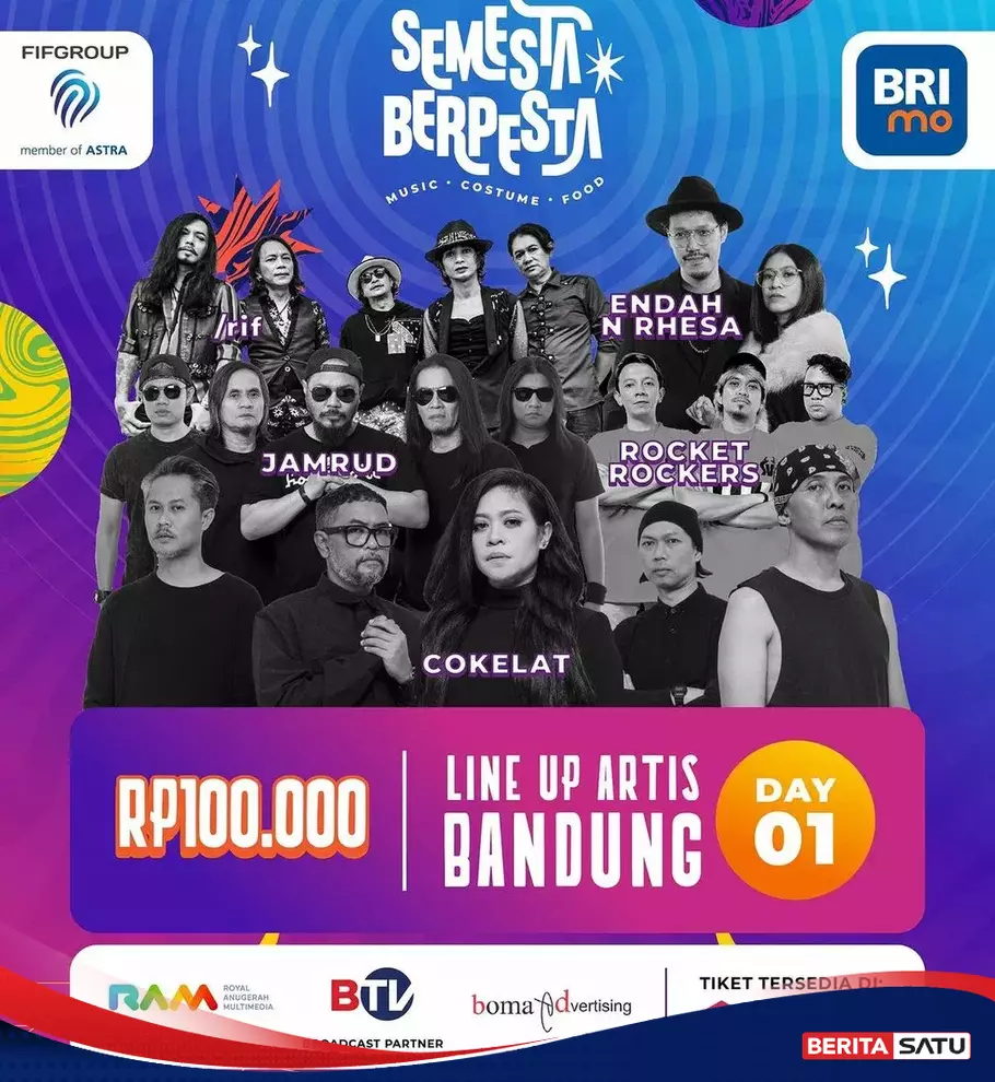 Bakal Heboh, Ini Line Up Musisi Yang Tampil Di Semesta Berpesta Bandung ...