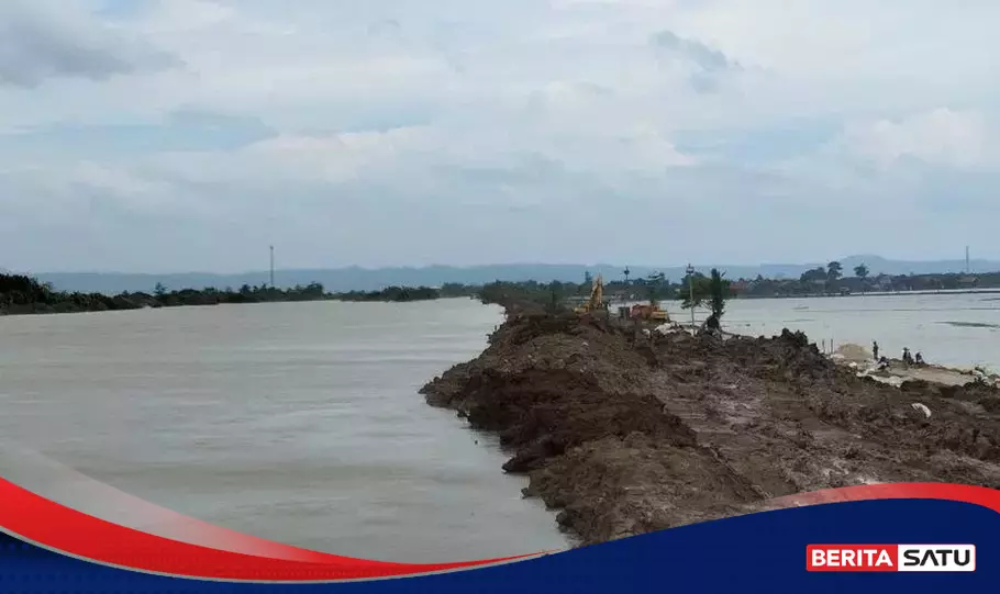 Tanggul Sungai Wulan Di Demak Kembali Jebol, Banjir Kian Meluas