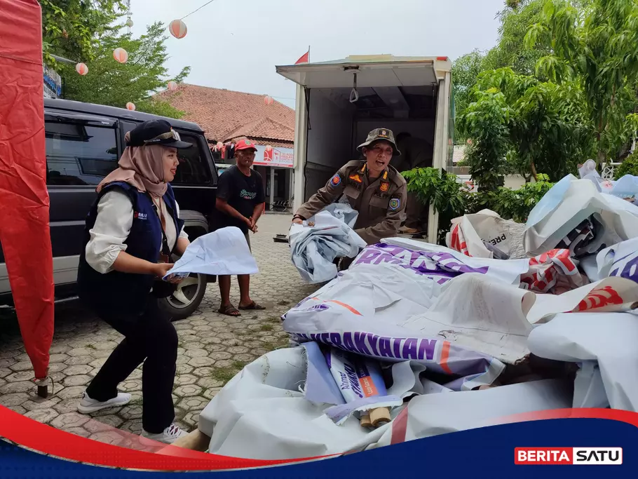 Hari Pertama Masa Tenang Pilkada Bawaslu Indramayu Tertibkan Ribuan