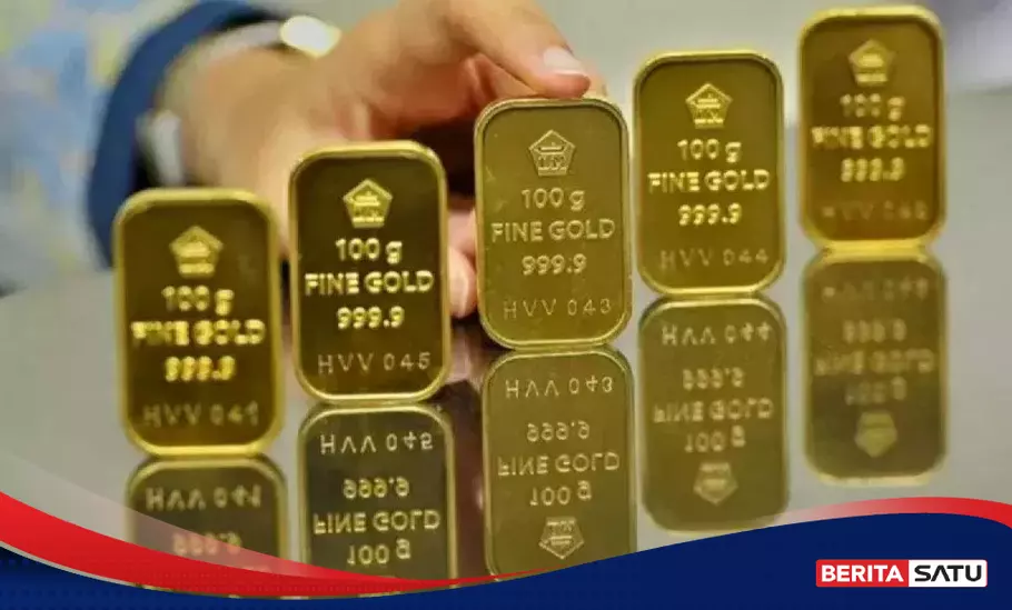 Harga Emas Antam Hari Ini Anjlok Parah Rp Per Gram