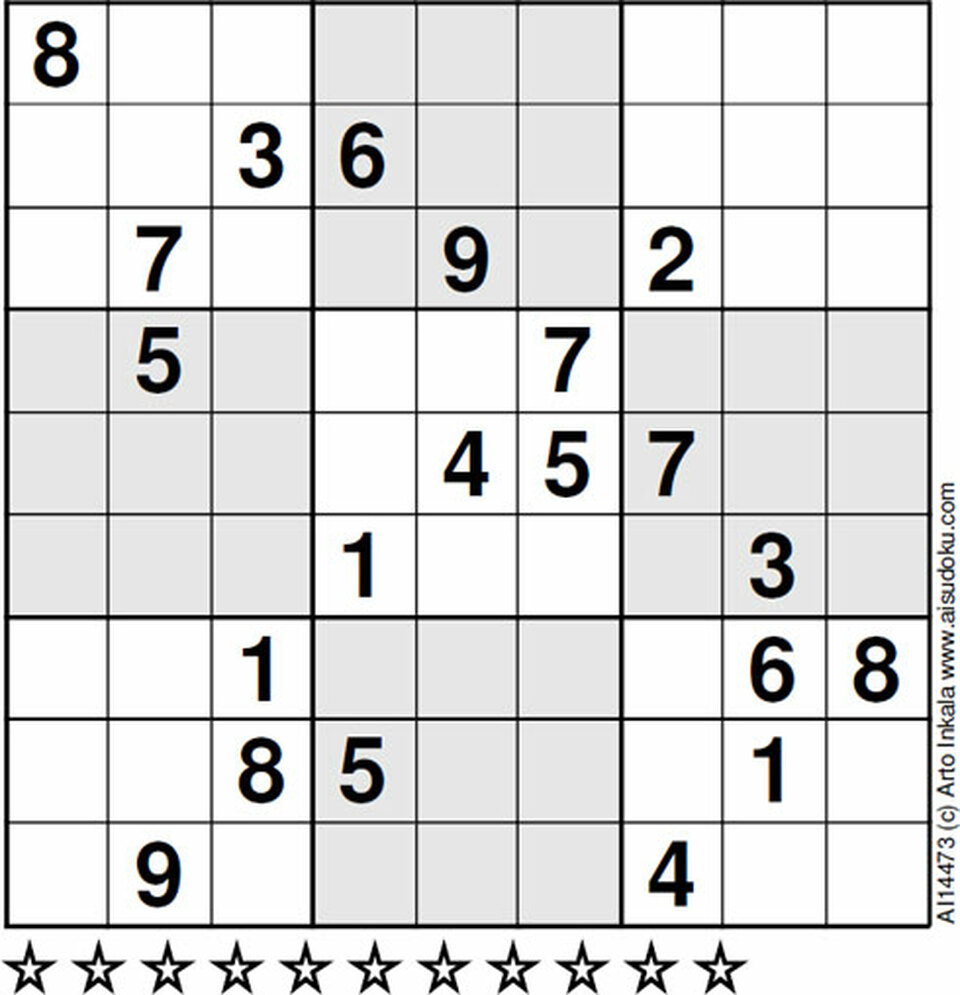 Sudoku tersukar di dunia ciptaan Arto Inkala
