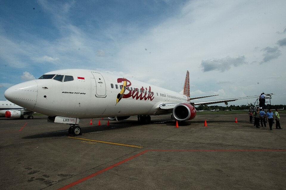 Pesawat Batik Air.