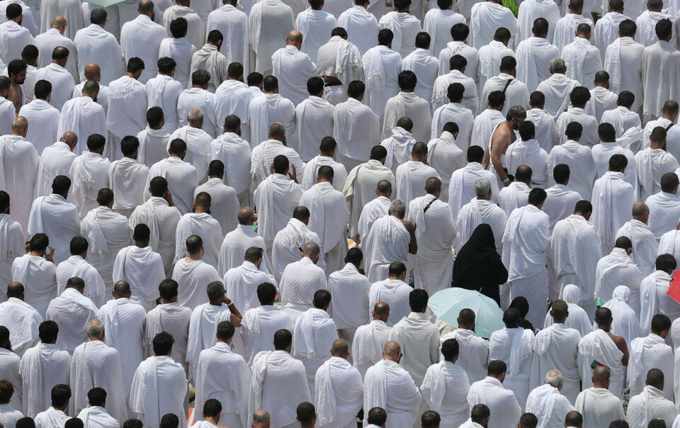 Jemaah haji di Arab Saudi.