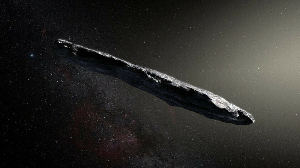 Asteroid Oumuamua.