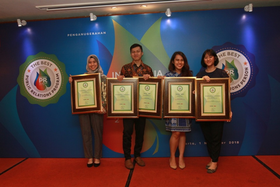 Grup Danone Indonesia Raih Lima Penghargaan Public Relations Award 2018