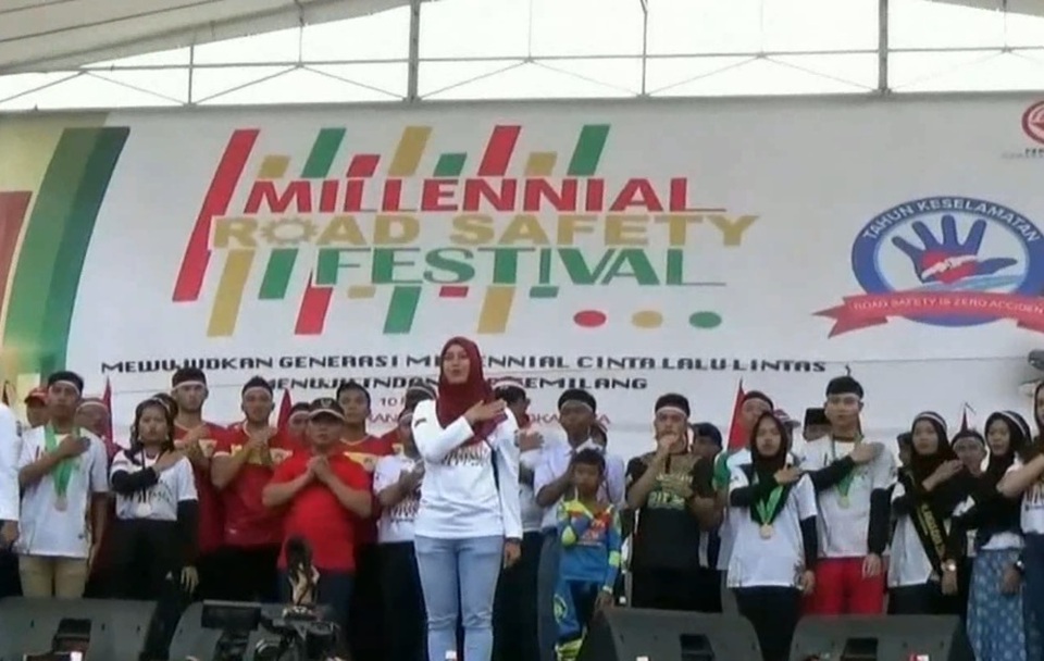 Polda Kalteng Gelar Millennial Road Safety Festival