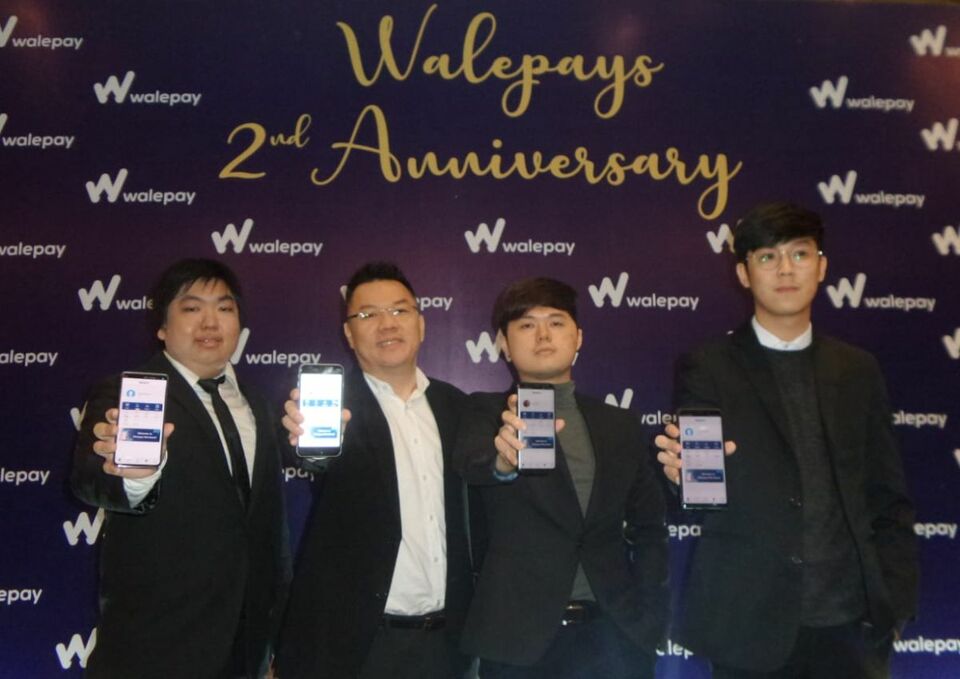 Acara soft launching aplikasi Walepay di kawasan Grogol, Jakarta Barat, Minggu malam, 26 Mei 2019.