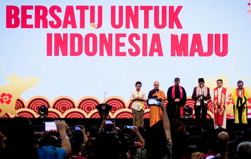 Perayaan Imlek Nasional "Bersatu Untuk Indonesia Maju"