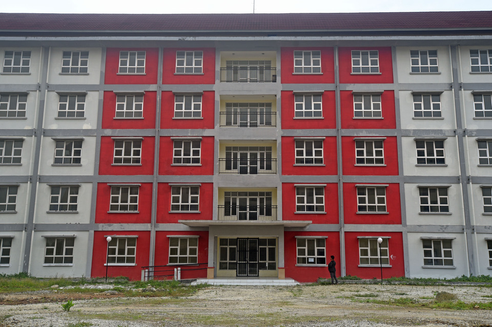 Ilustrasi rumah susun sederhana sewa (rusunawa).
