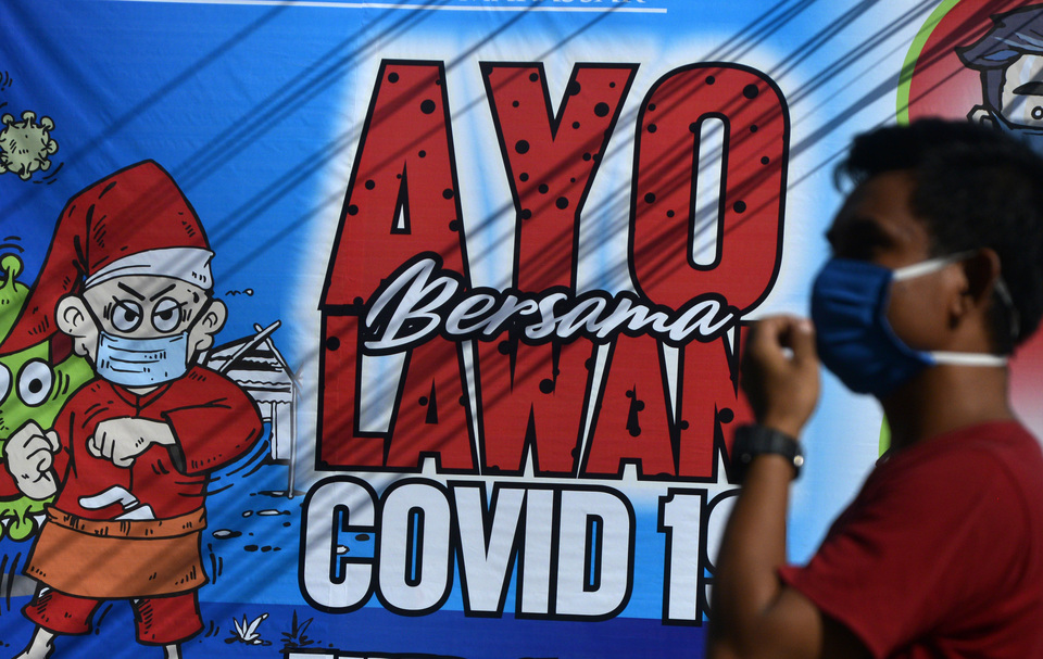 Ilustrasi Covid-19.