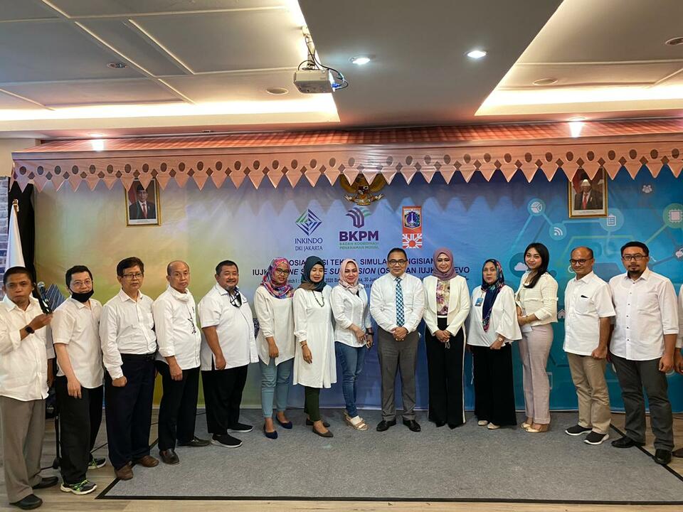 Ikatan Nasional Konsultan Indonesia (Inkindo) DKI Jakarta menyosialisasikan dua sistem Izin Usaha Jasa Konstruksi (IUJK).