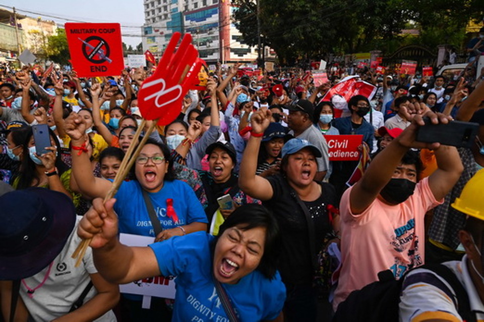 Demonstran Myanmar Diancam Hukuman 20 Tahun Penjara