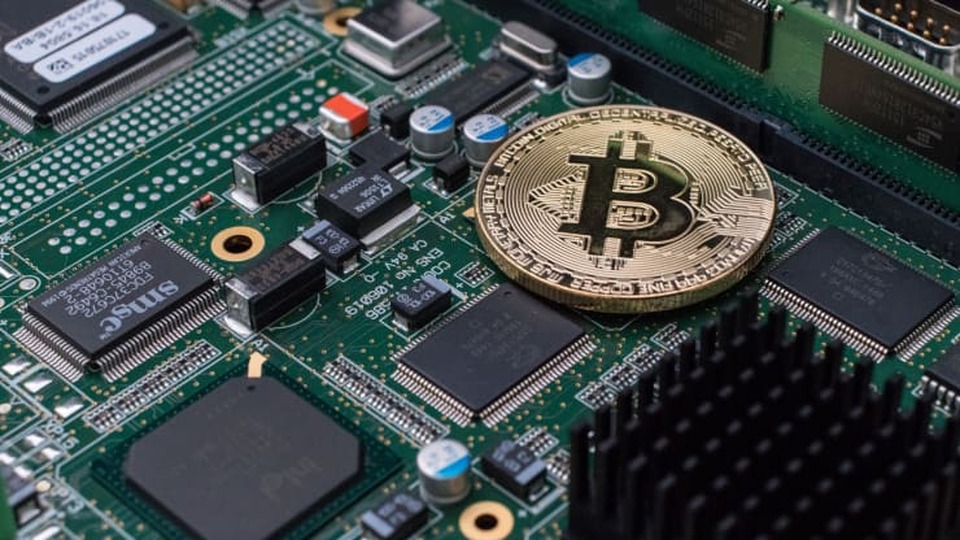 Ilustrasi bitcoin.