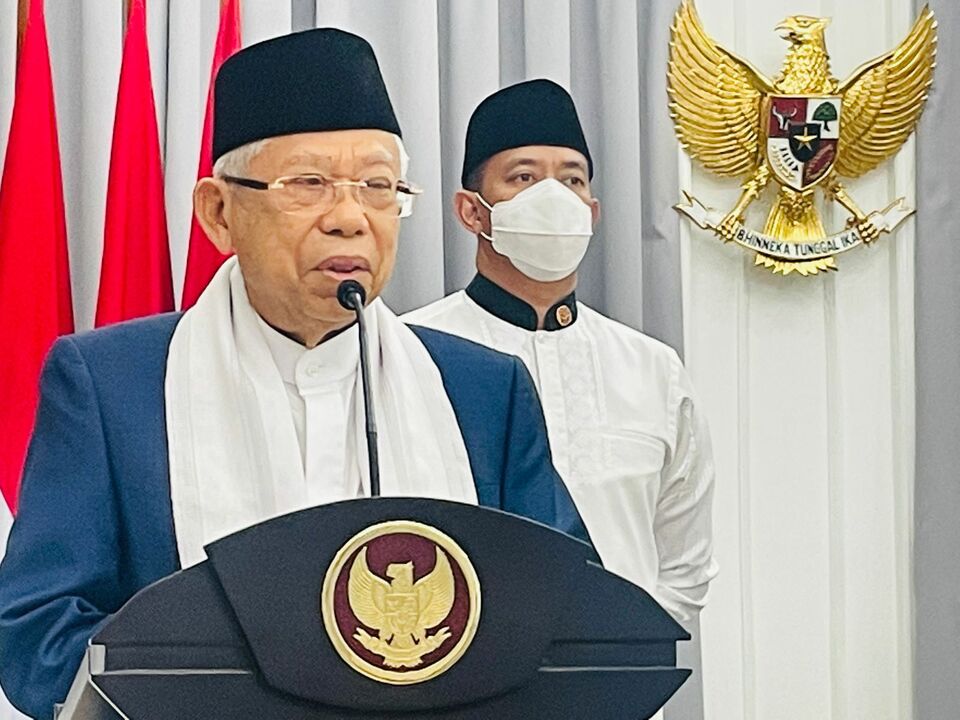 Wakil Presiden KH Ma'ruf Amin.