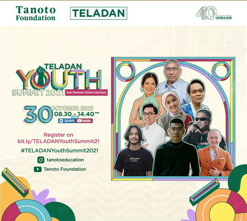 Gelar Teladan Youth Summit 2021, Tanoto Foundation Tumbuhkan Semangat ...