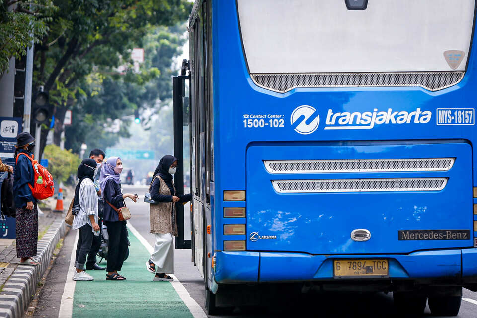 Ilustrasi Transjakarta.