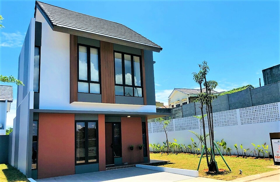 Salah satu rumah contoh tipe baru Distrik Kayana, CitraLand Puri Serang

