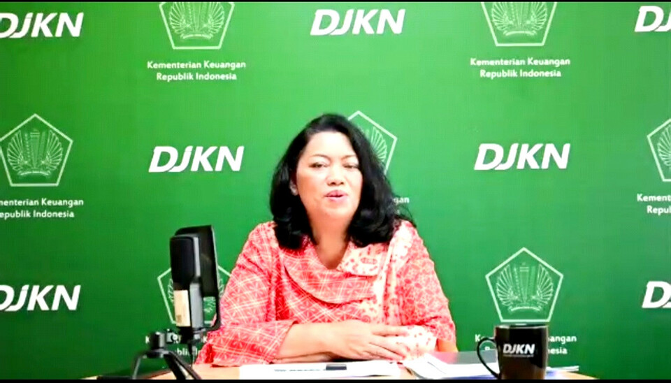 Direktur Pengelolaan kekayaan Negara dan Sistem Informasi Direktorat Jenderal Kekayaan Negara (DJKN) Kementerian Keuangan Purnama T Sianturi dalam acara Bincang Bareng DJKN secara daring, 18 Maret 2022.