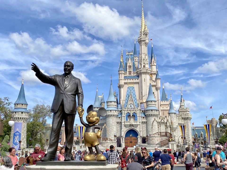 Taman hiburan Disney di Orlando, Florida.