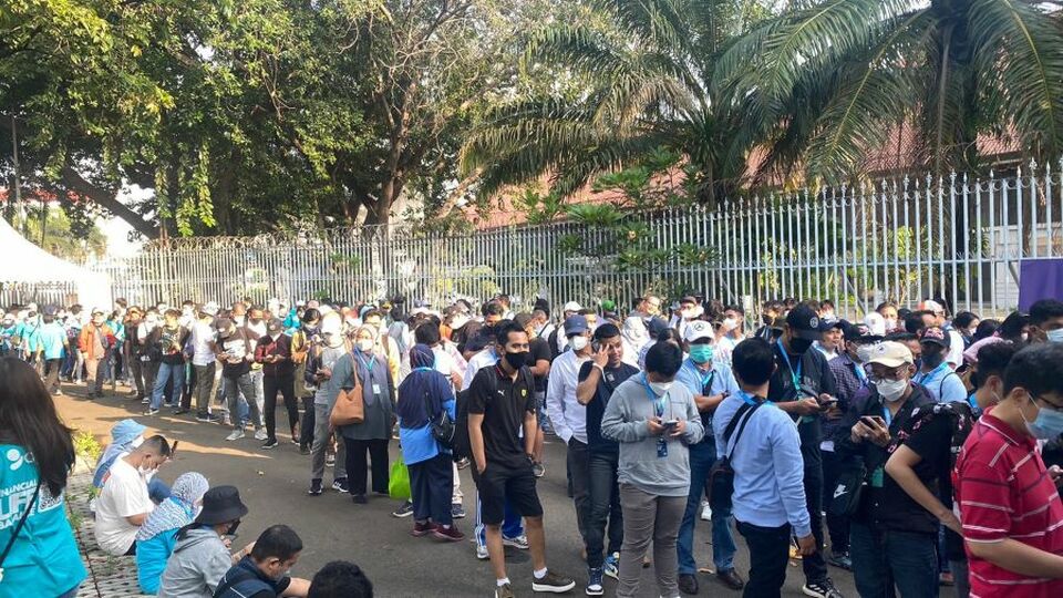 Penonton Formula E Jakarta Mulai Berdatangan Di JIExpo - Halaman 1