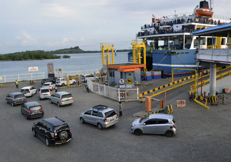Pelabuhan Bakauheni, Lampung.