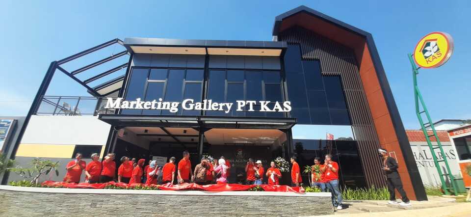 PT Kesuma Agung Selaras (KAS) meresmikan kantor pemasaran proyek Graha Laras Sentul, di Kawasan Sentul, Bogor, Jawa Barat, 28 Juli 2022.
