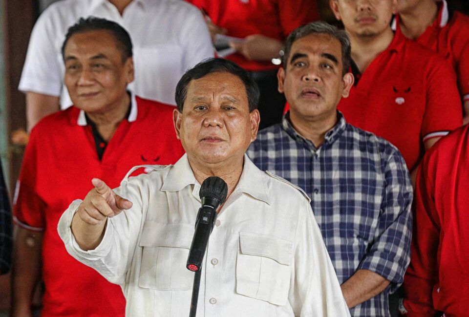Ketua umum Partai Gerindra Prabowo Subianto di Hambalang, Sentul, Jawa Barat, Minggu 4 September 2022.