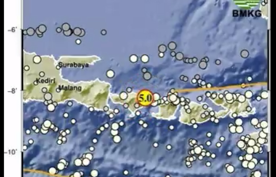 Gempa Berkekuatan Magnitudo 5 0 Guncang Bali