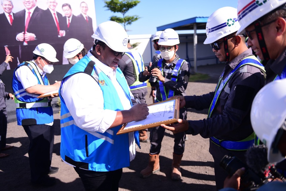 Komisaris utama merangkap komisaris independen PTPP, Andi Gani Nena Wea, bersama jajaran manajemen perseroan, melakukan kunjungan kerja ketiga lokasi proyek yang berada di Bali, 19 Desember 2022.