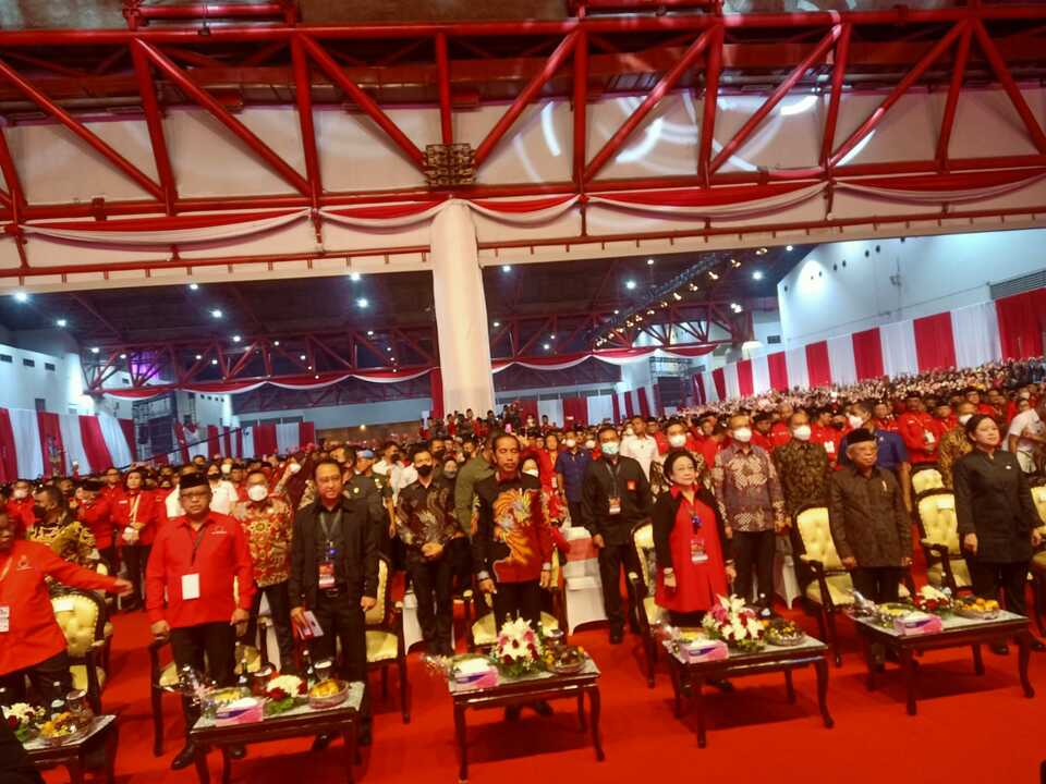 Sejumlah Menteri Hadiri HUT Ke-50 PDIP Di JIExpo