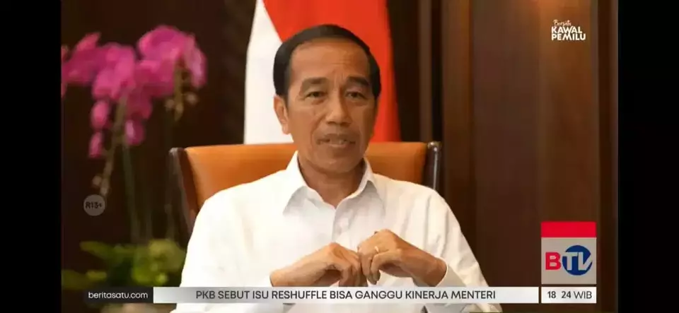 Presiden Joko Widodo mengungkapkan 