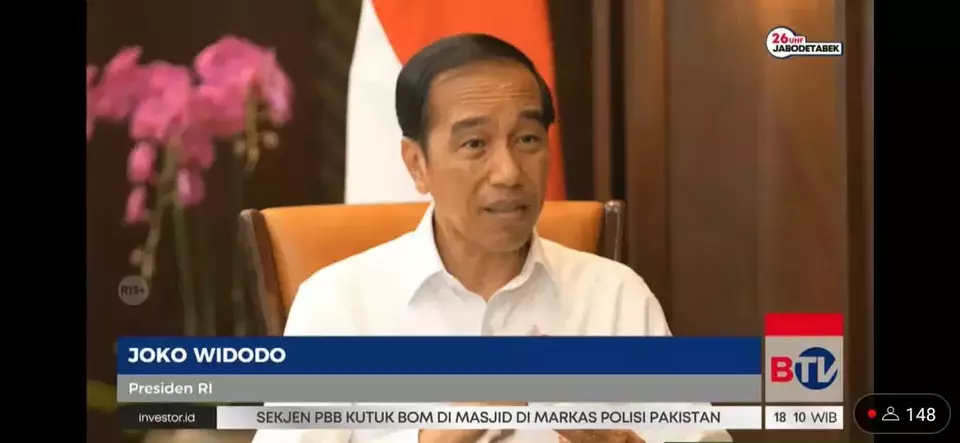 Presiden Joko Widodo mengungkapkan 